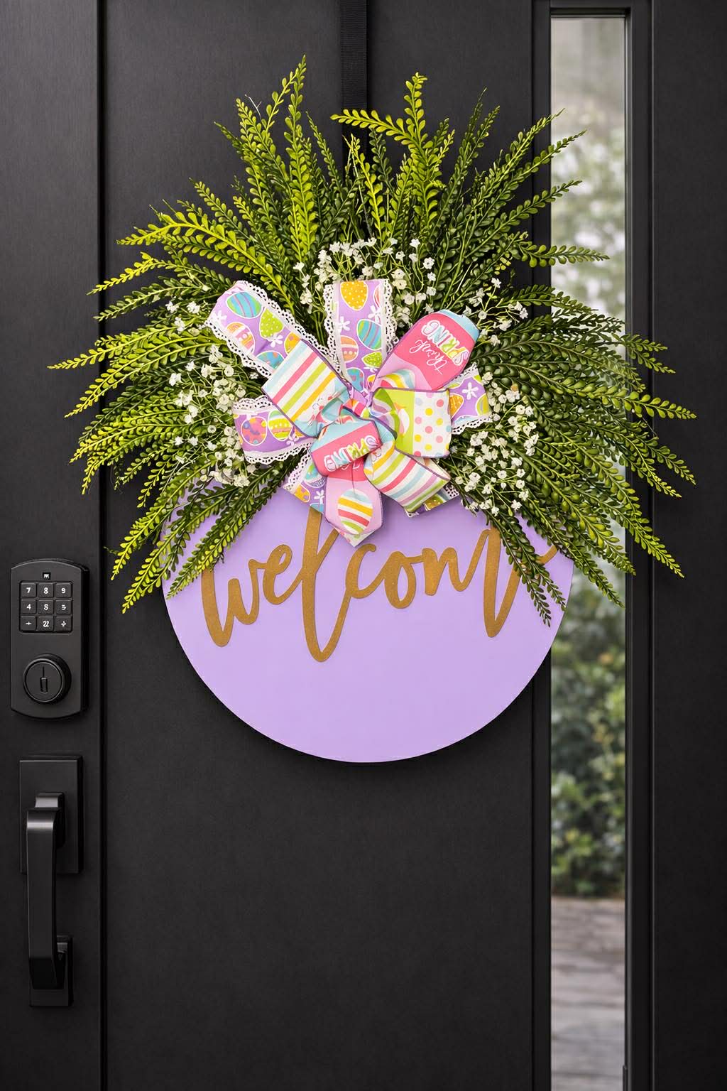 Bloom and Bunny Welcome Door Hanger