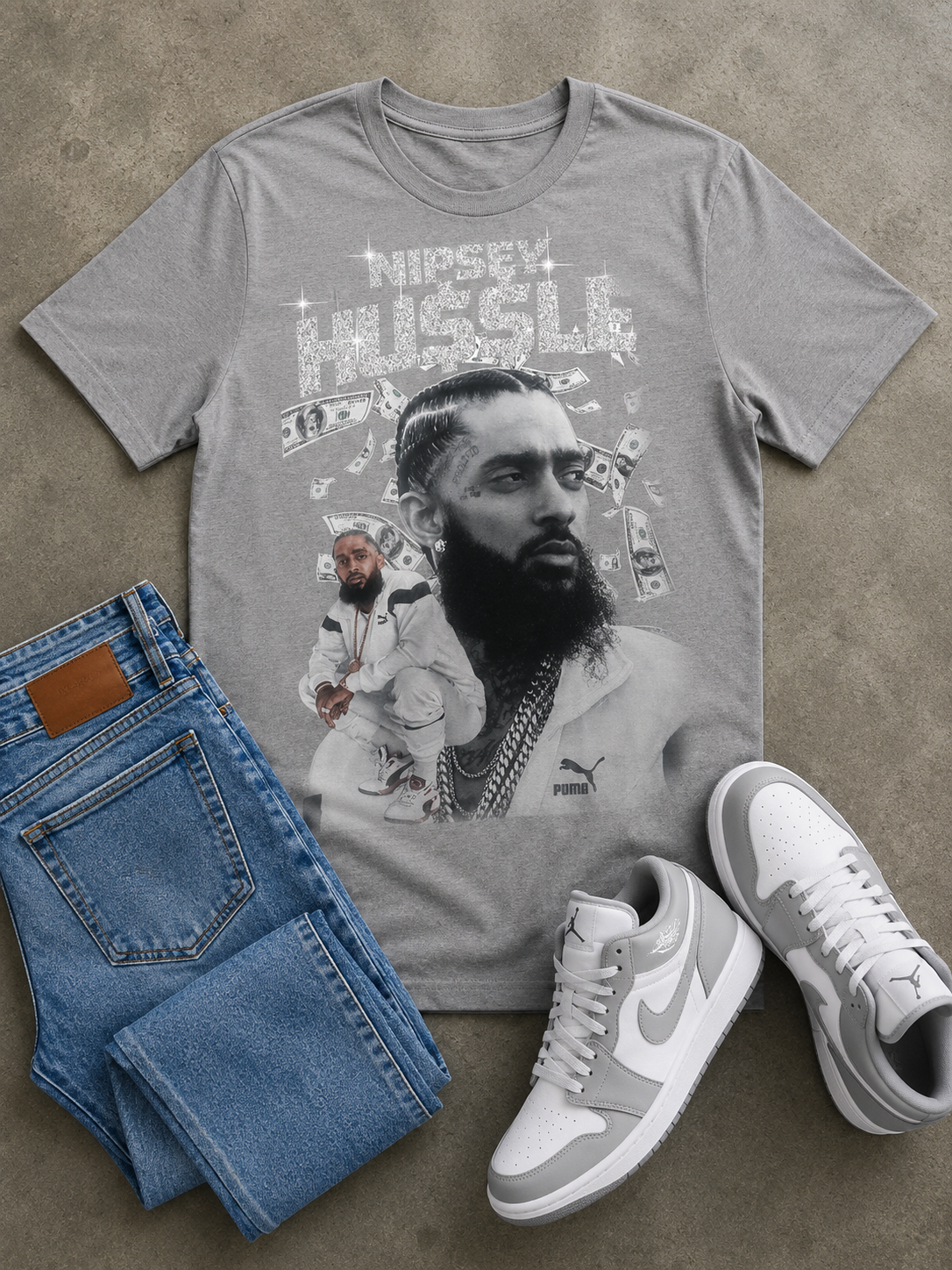 Nipsey Hussle Tribute Graphic T-Shirt – Inspirational Streetwear Tee