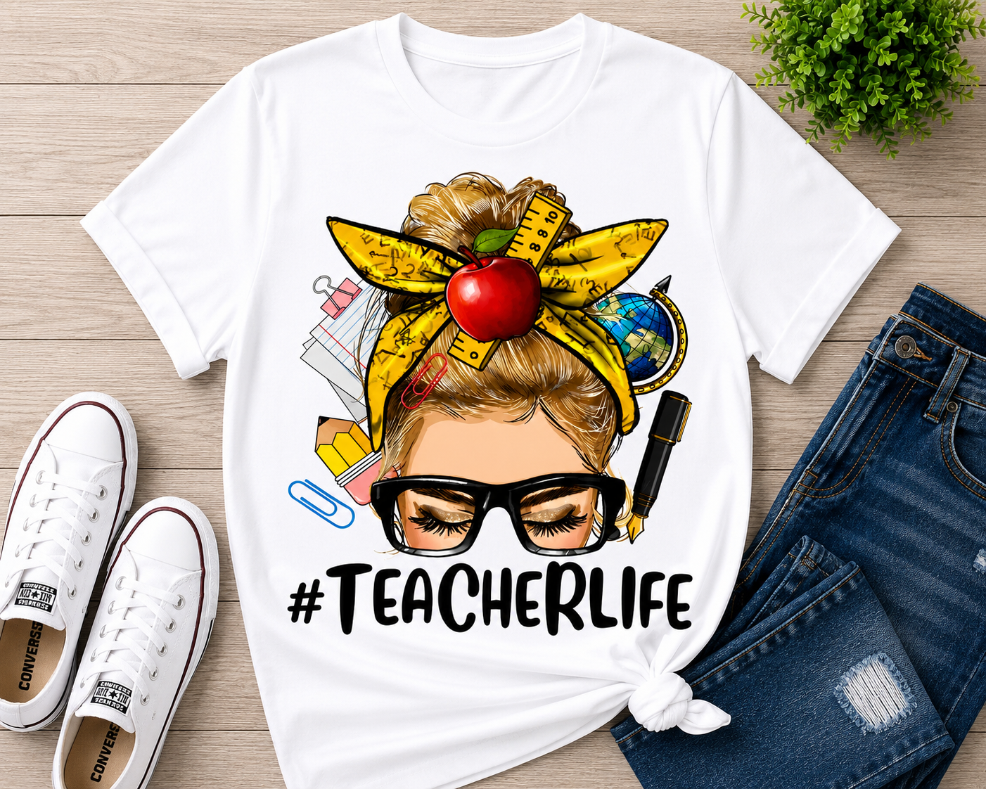 Teacher Life Graphic Tee